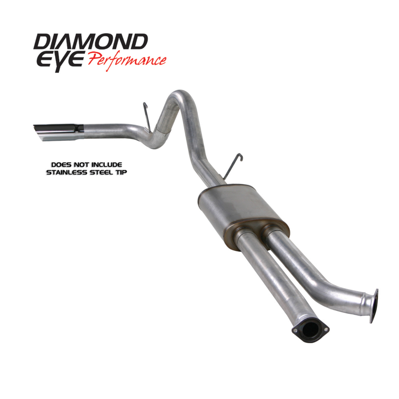 Toyota Tundra Performance Exhaust - Diamond Eye Performance - Cat Back, Single Exit - `07-`10 Toyota Tundra Performance Exhaust - Diamond Eye Performance - Cat Back, Single Exit - `07-`10